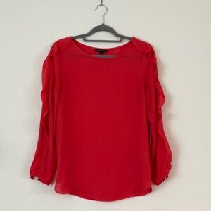 Banana Republic long sleeve, loose neck blouse